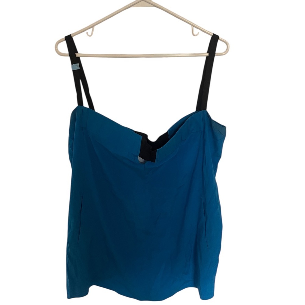 Zero + Maria Cornejo Vibrant Blue Blouse Silk Blend size 8